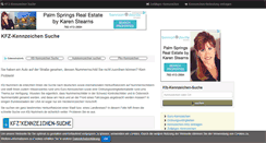 Desktop Screenshot of kfz-nummern.de